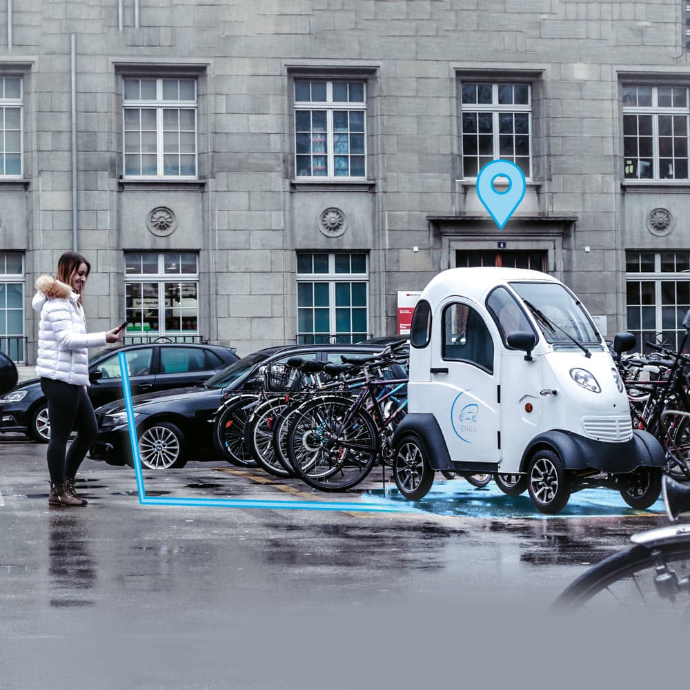 Enuu, light electric vehicles with four wheels